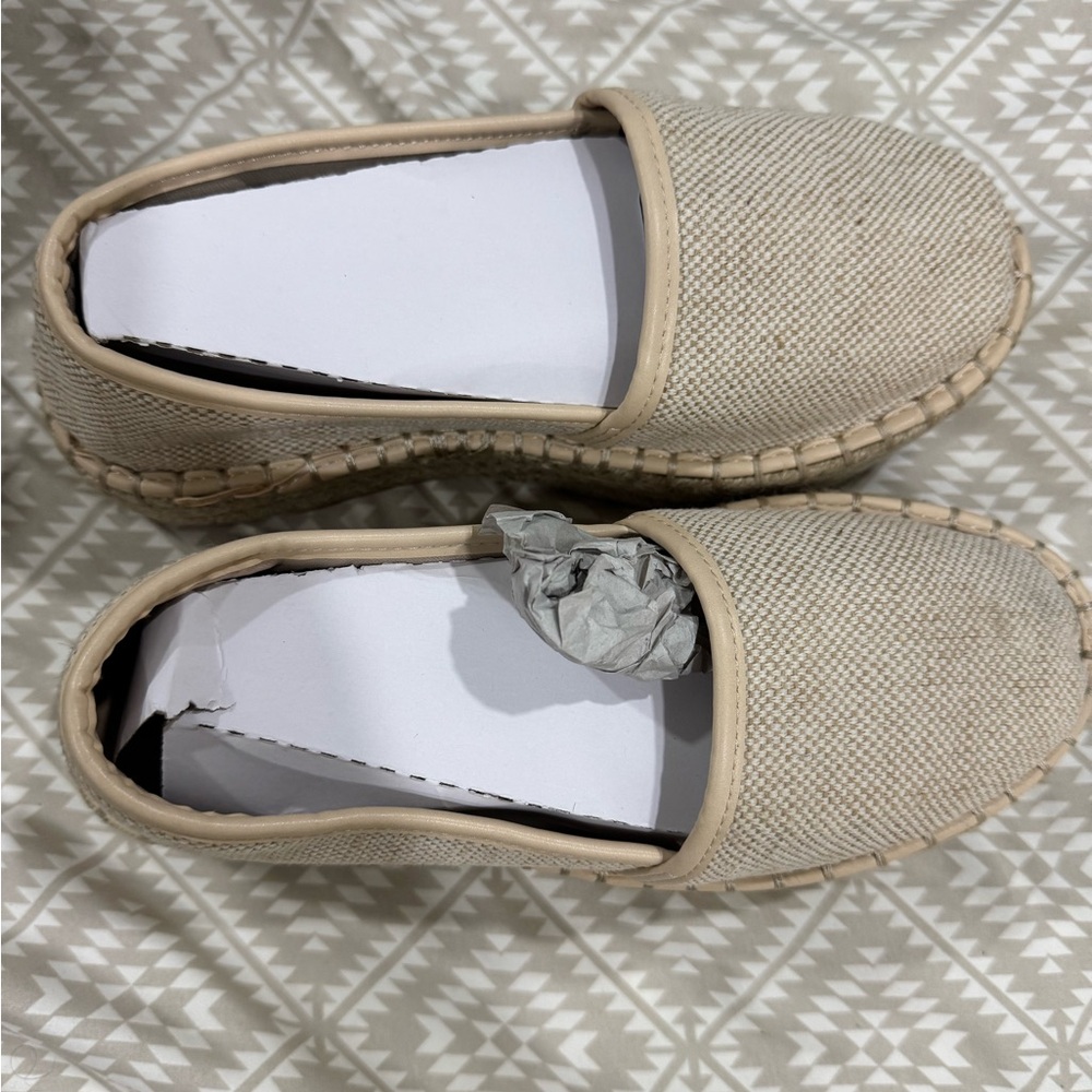 Women's Beige Slip-On Shoes